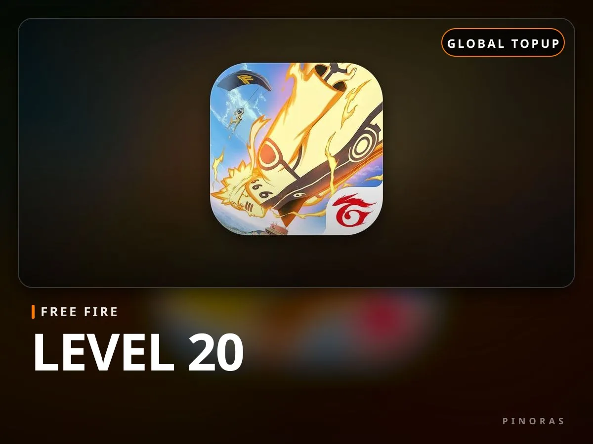 Free Fire Global - Level Up Package - Level 20 - Pinoras