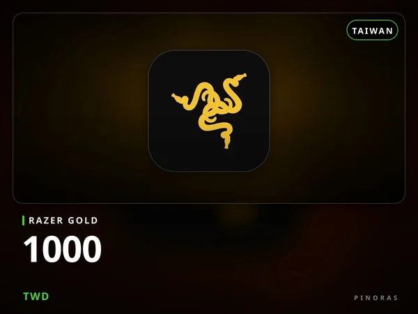 Razer Gold Taiwan - 1000 TWD
