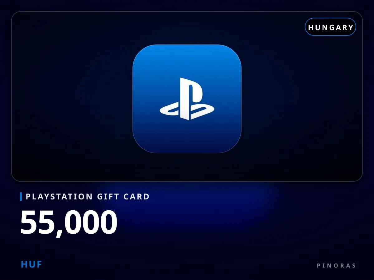 Playstation Gift Card Hungary - 55000 HUF - Pinoras