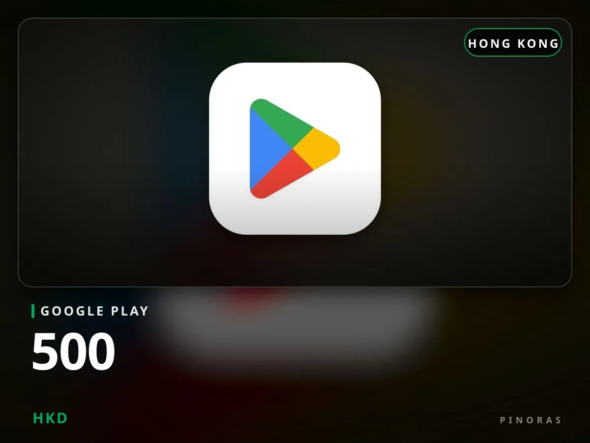 Google Play Hong Kong - 500 HKD - Pinoras