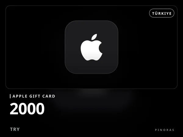 Apple Gift Card 2000 TRY