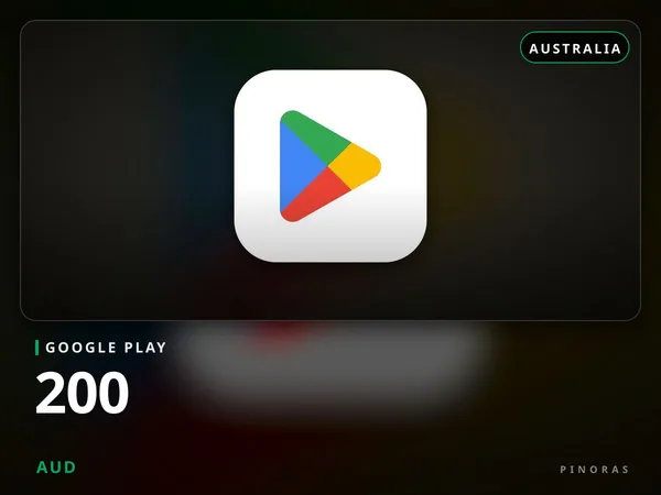 Google Play Australia - 200 AUD