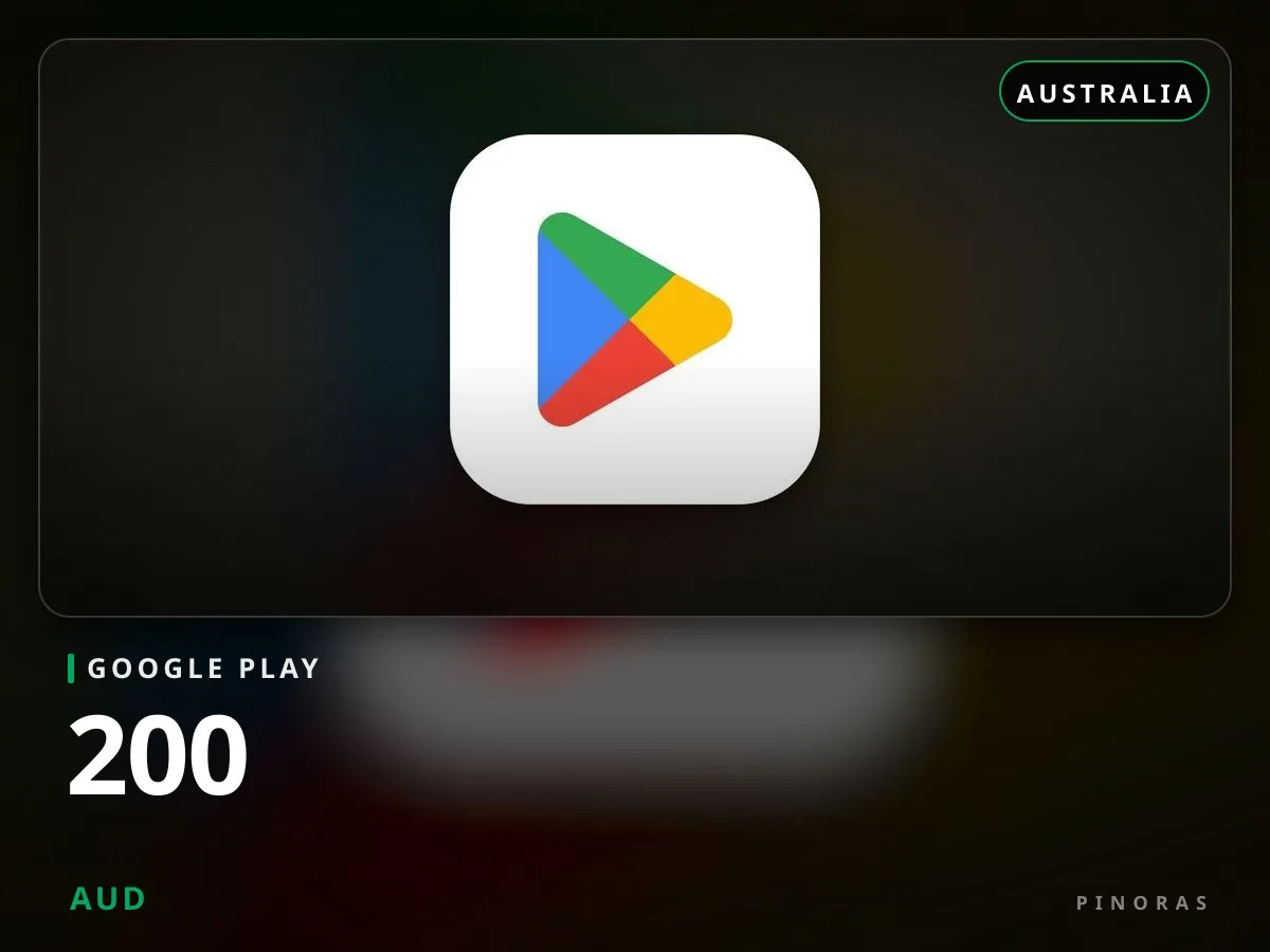 Google Play Australia - 200 AUD - Pinoras