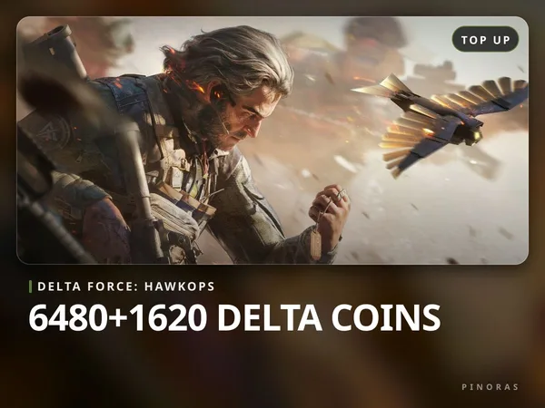Delta Force HawkOps - 6480+1620 Delta Coins