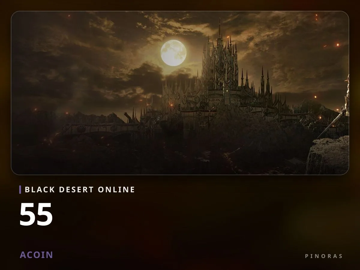 Black Desert Online 55 Acoin - Pinoras