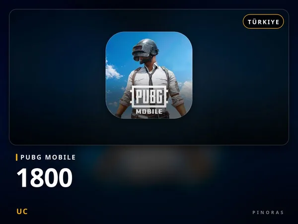 PUBG Mobile Turkey - 1800 UC