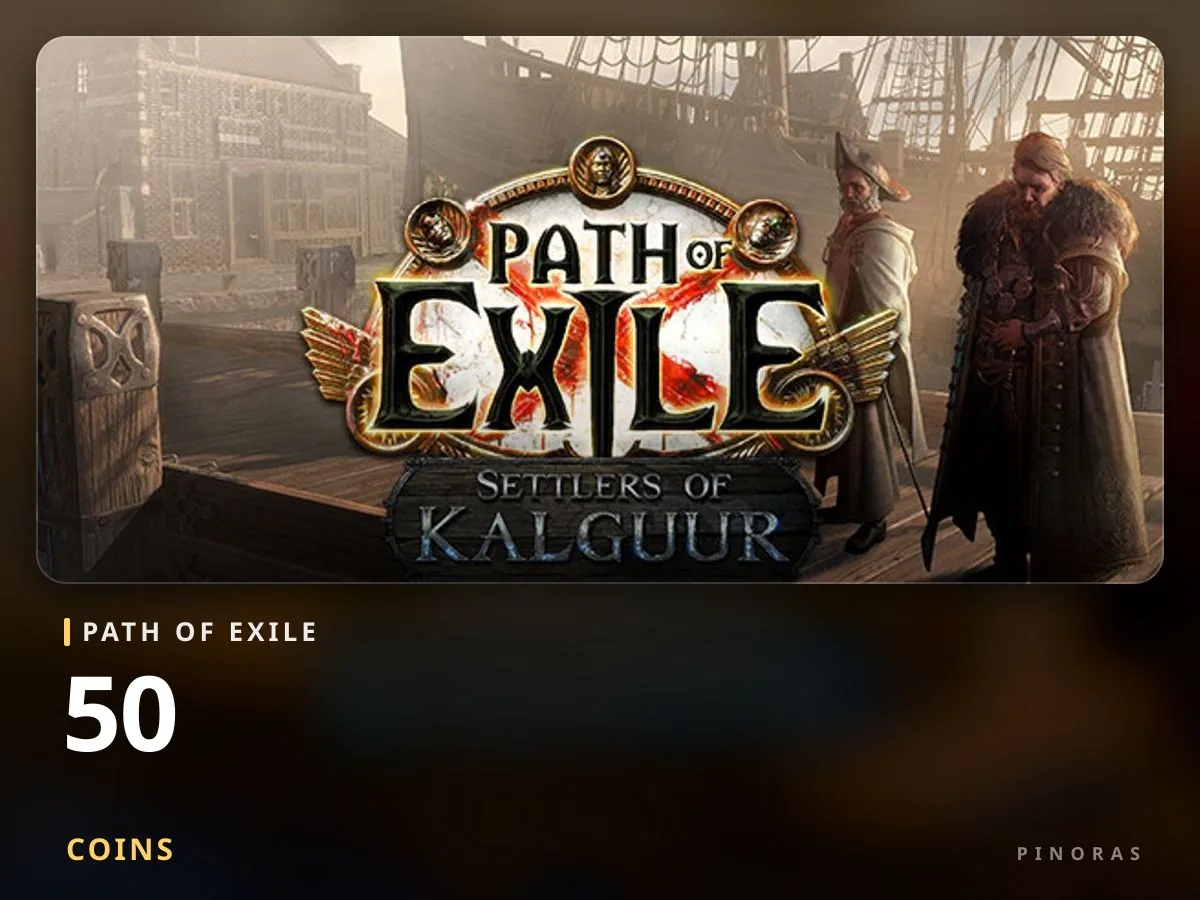Path of Exile 50 Coins - Pinoras