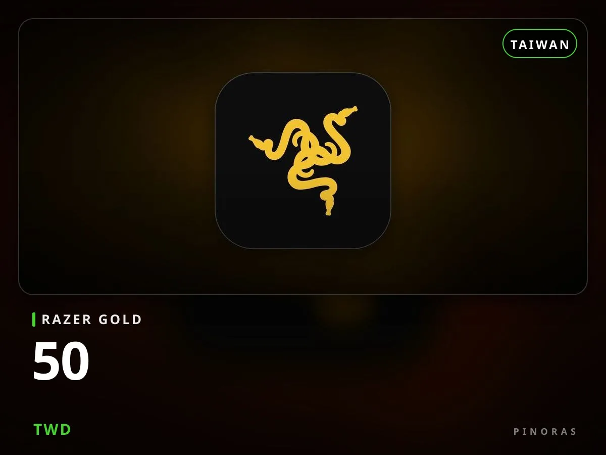 Razer Gold Taiwan - 50 TWD — Pinoras