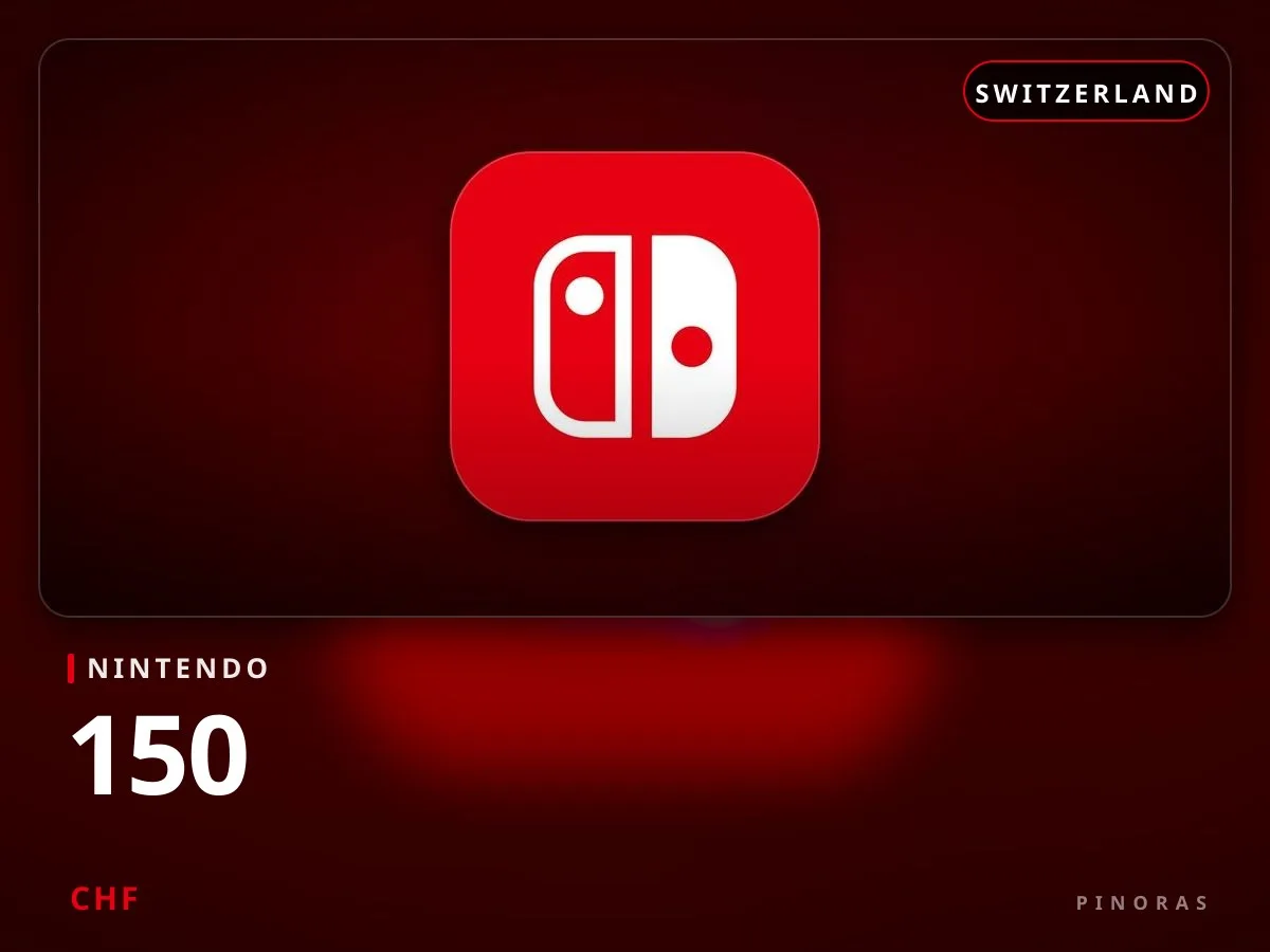 Nintendo Gift Card Switzerland - 150 CHF - Pinoras
