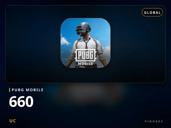 PUBG Mobile Global - 660 UC