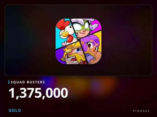 Squad Busters 1375000 Gold