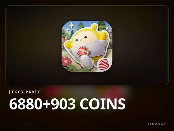 Eggy Party 6880+903 Coins