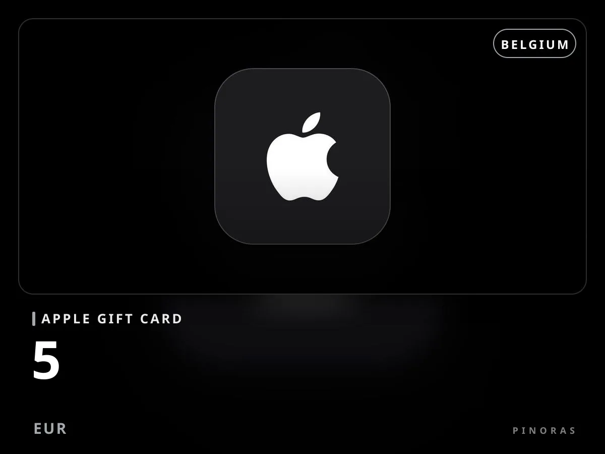 Apple Gift Card Belgium - 5 EUR - Pinoras