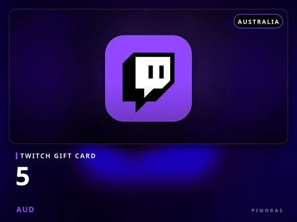 Twitch Gift Card Australia - 5 AUD