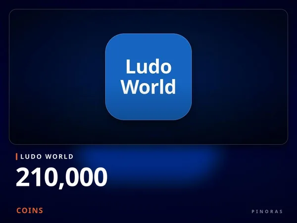 Ludo World 210000 Coins