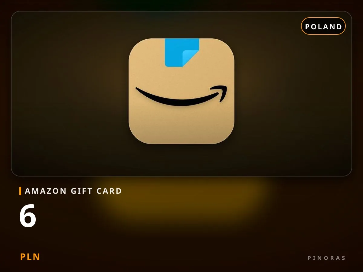 Amazon Gift Card Poland - 6 PLN - Pinoras