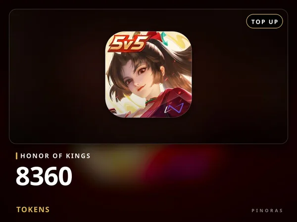 Honor of Kings 8360 Tokens