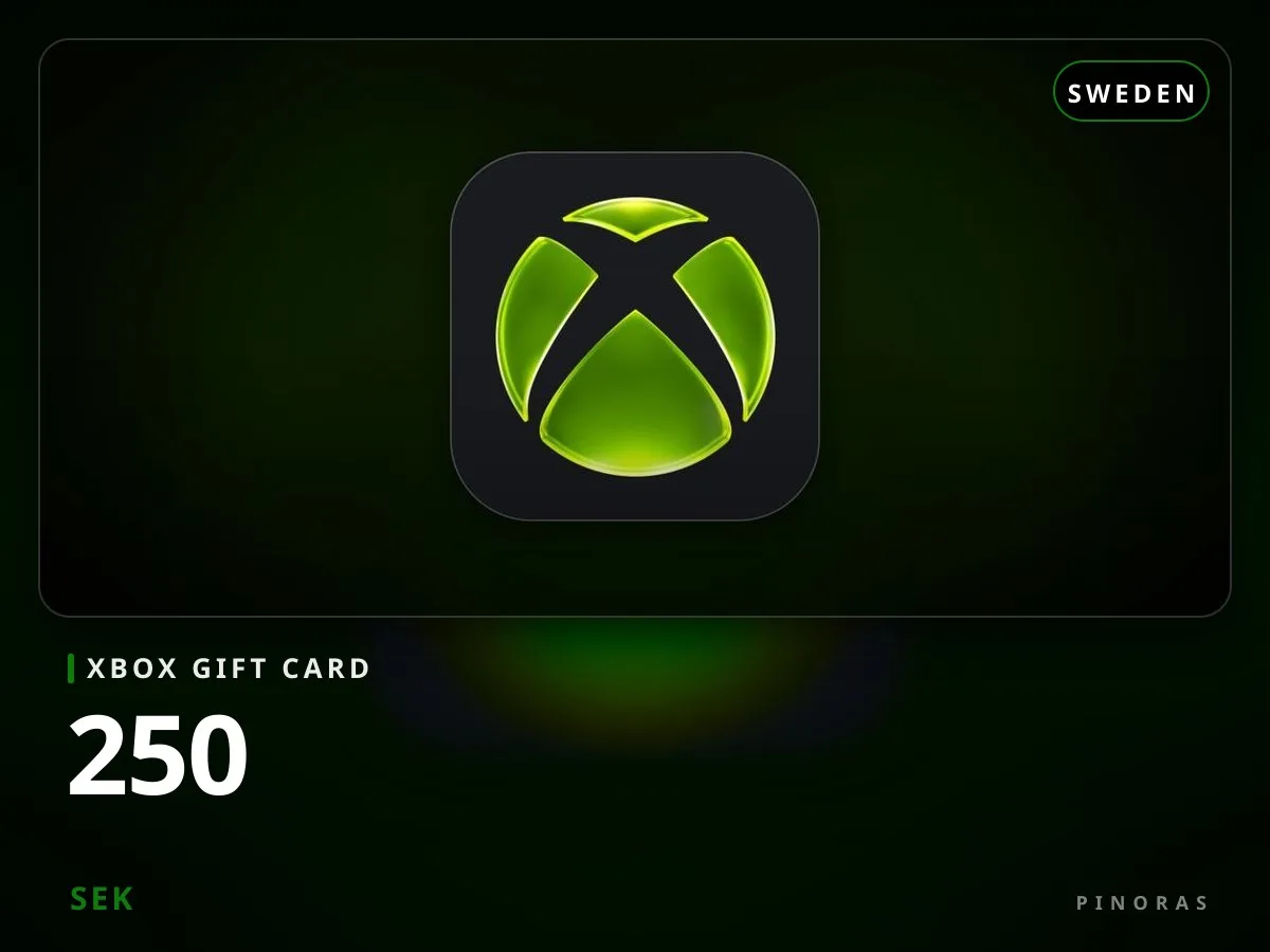 Xbox Gift Card Sweden - 250 SEK - Pinoras