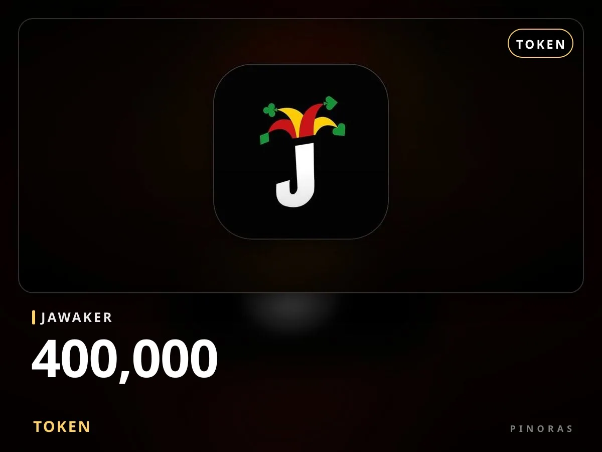 Jawaker 400000 Token - Pinoras