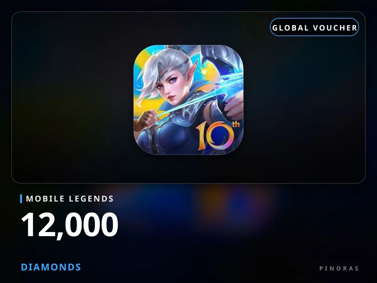 Mobile Legends Voucher - 12000 Diamonds - Pinoras