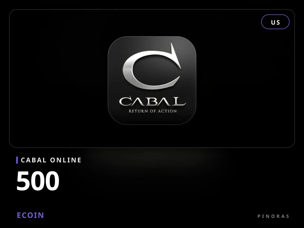 Cabal Online US - 500 eCoin - Pinoras