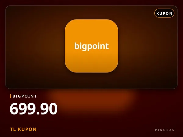 Bigpoint 699.90 TL Kupon