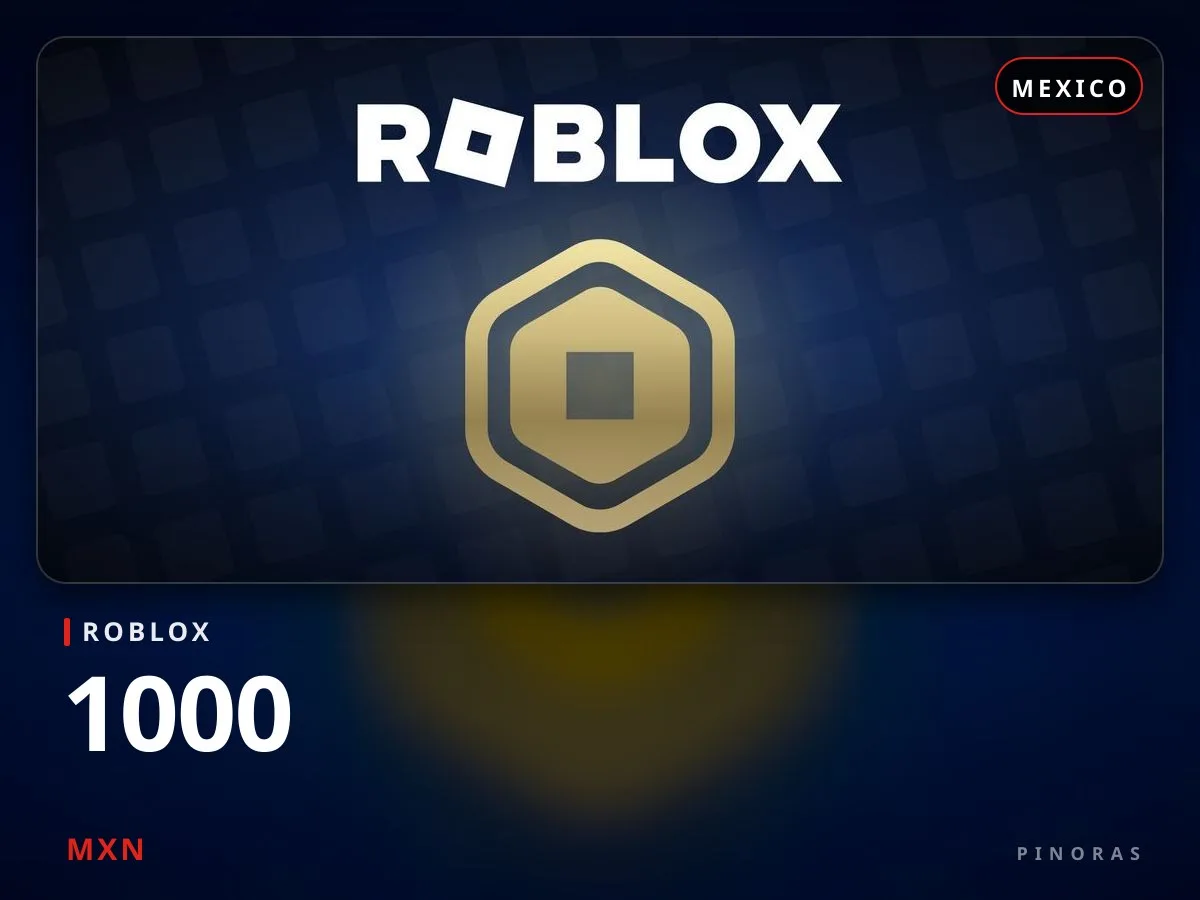 Roblox Mexico - 1000 MXN - Pinoras