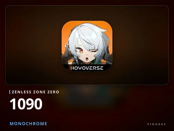 Zenless Zone Zero - 1090 Monochrome