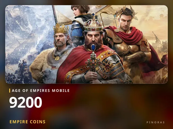Age of Empires Mobile 9200 Empire Coins