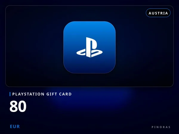 Playstation Gift Card Austria - 80 EUR