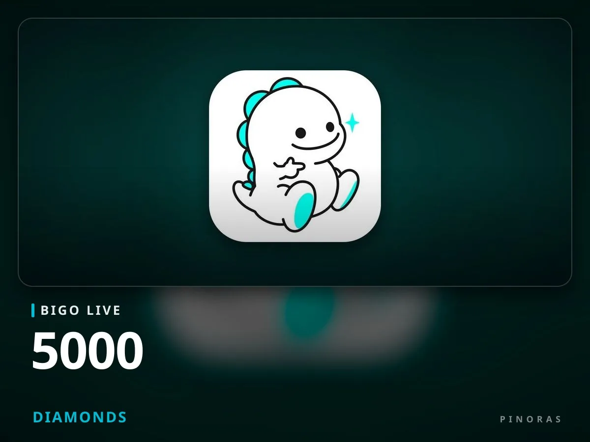 Bigo Live - 5000 Diamonds - Pinoras