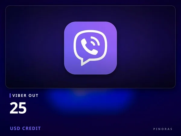 Viber Out 25 USD Credit