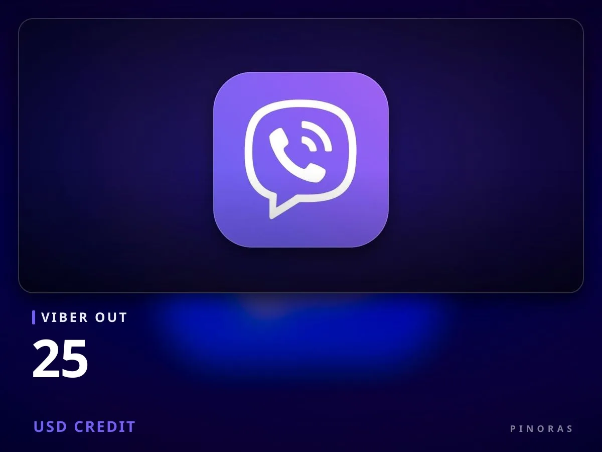 Viber Out 25 USD Credit - Pinoras