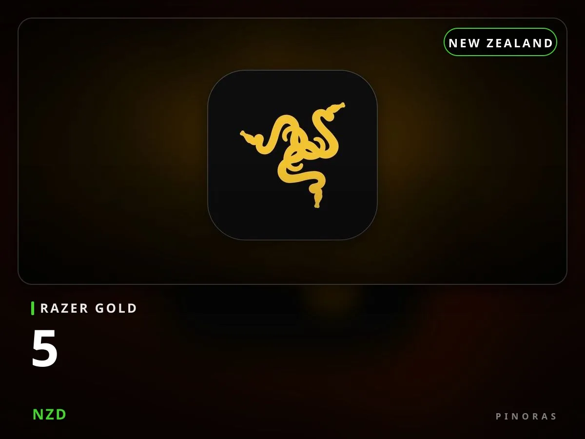 Razer Gold New Zealand - 5 NZD — Pinoras