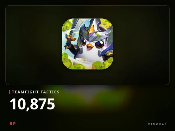 Teamfight Tactics 2450 TRY - 10875 RP