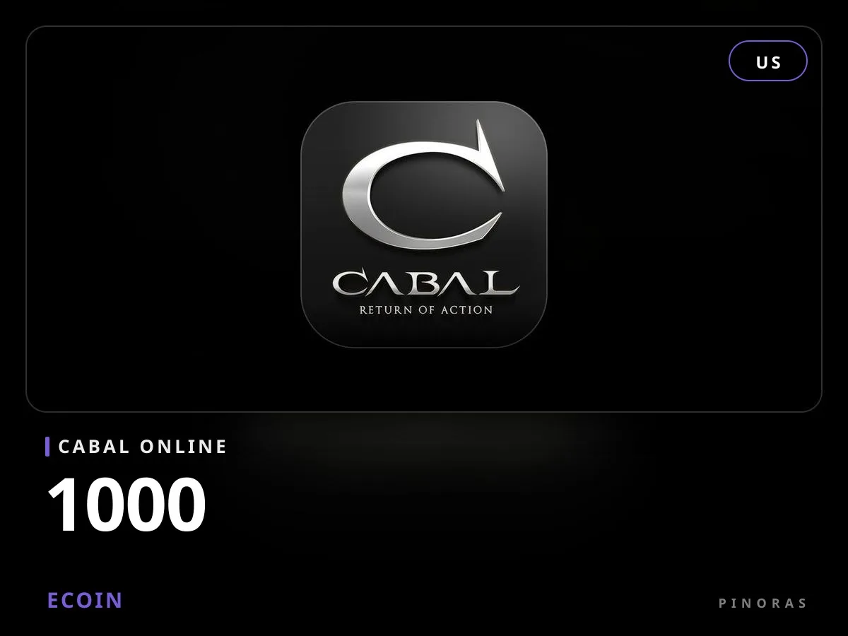 Cabal Online US - 1000 eCoin - Pinoras