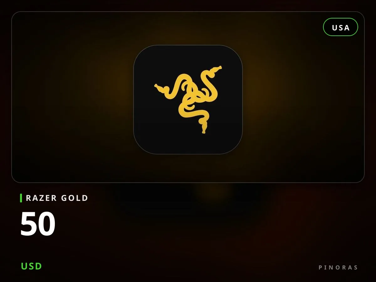 Razer Gold USA - 50 USD — Pinoras