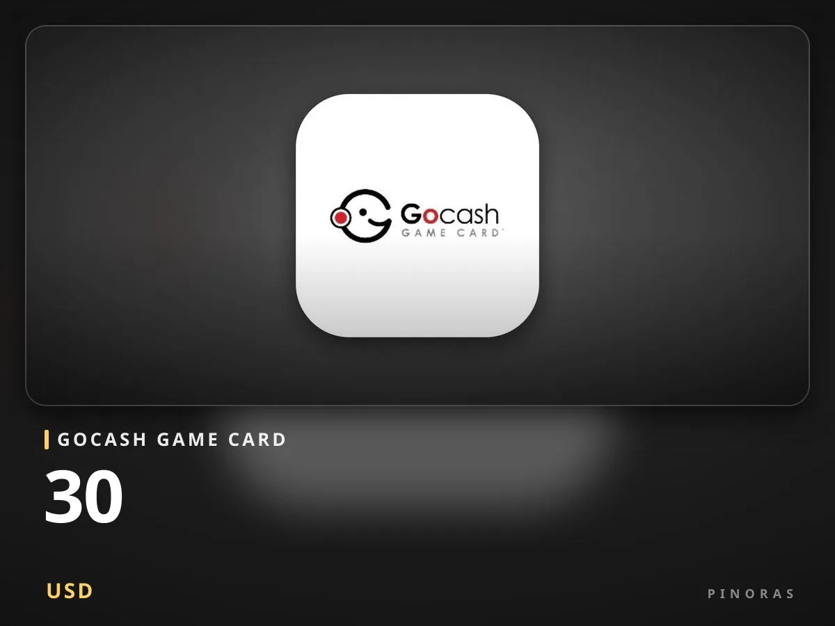 GoCash Game Card 30 USD — Pinoras