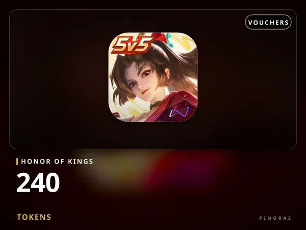 Honor of Kings Voucher - 240 Tokens