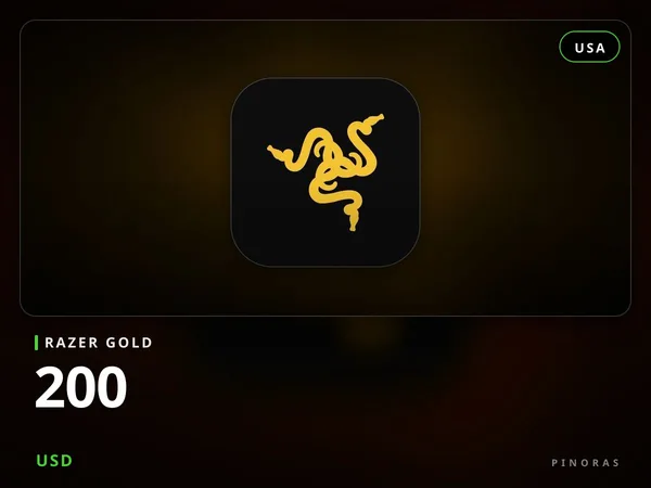 Razer Gold USA - 200 USD