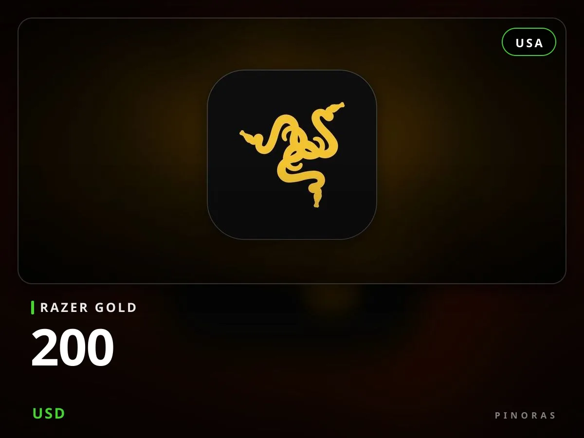 Razer Gold USA - 200 USD — Pinoras