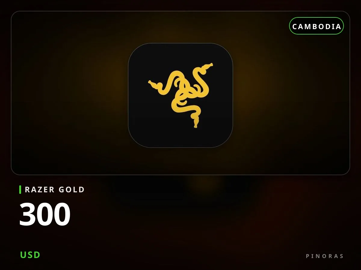 Razer Gold Cambodia - 300 USD — Pinoras