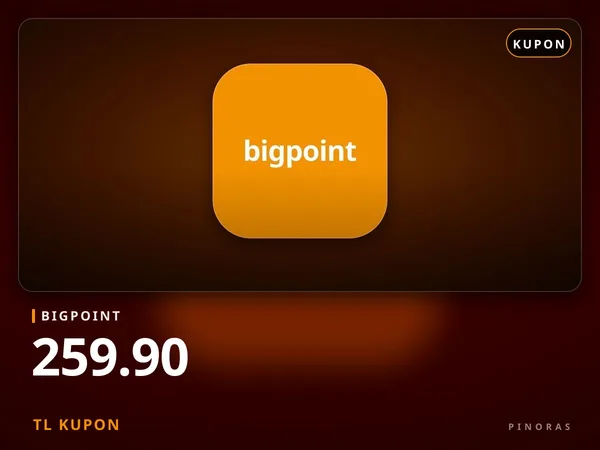 Bigpoint 259.90 TL Kupon