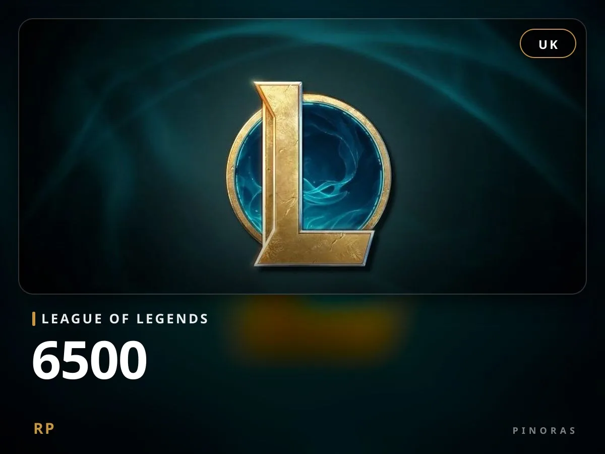 League of Legends 50 GBP - 6500 RP - Pinoras