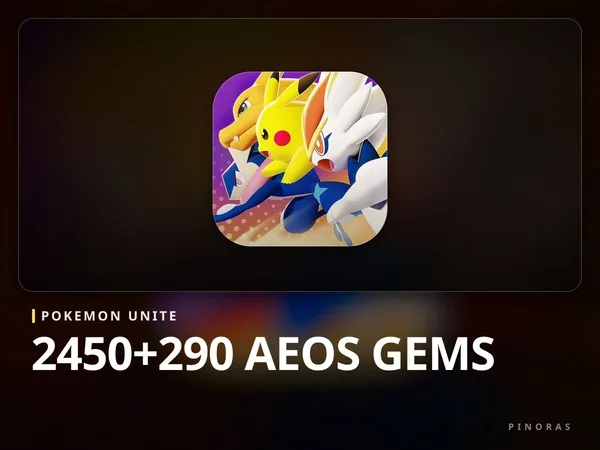 Pokemon Unite - 2450+290 Aeos Gems