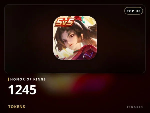 Honor of Kings 1245 Tokens