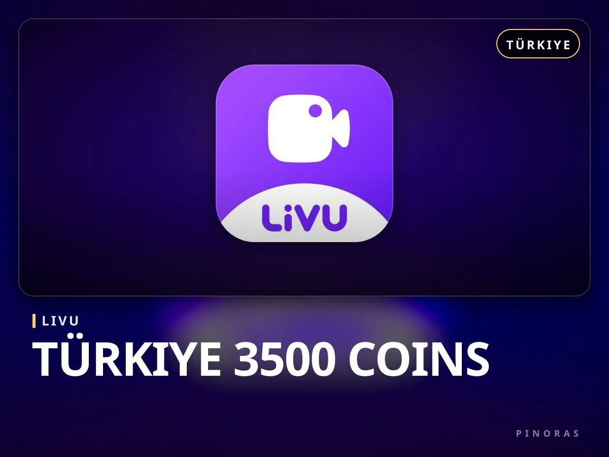 LivU Türkiye 3500 Coins - Pinoras