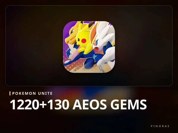 Pokemon Unite - 1220+130 Aeos Gems
