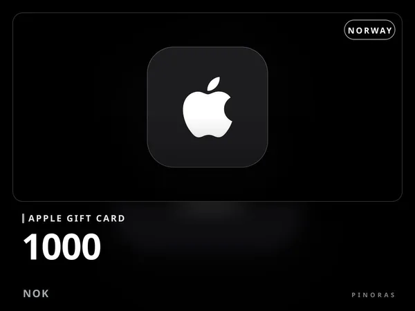 Apple Gift Card Norway - 1000 NOK