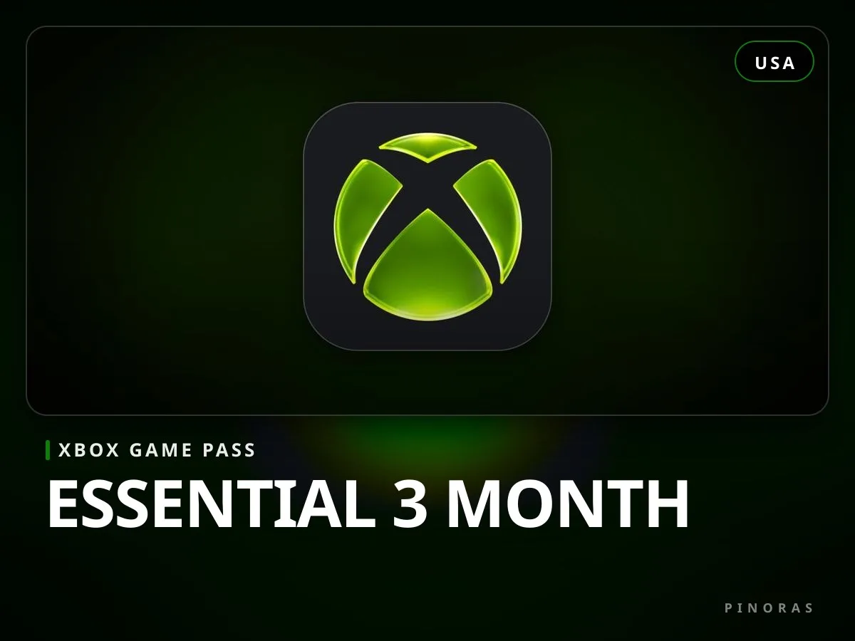 Xbox Game Pass US - Essential 3 Month - Pinoras